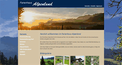 Desktop Screenshot of ferienhaus-alpenland.de